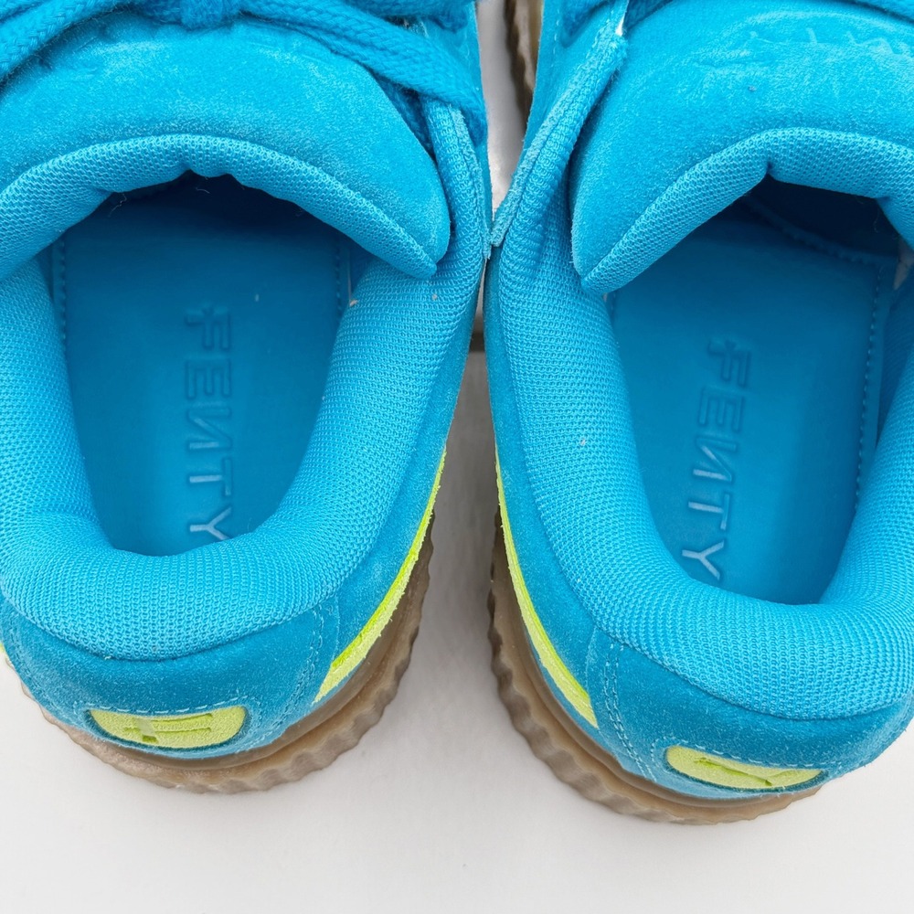 Puma Fenty X Puma Creeper Phatty Shoes Size 7.5 Womens Blue/Yellow NEW - Picture 6 of 13